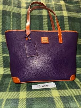 Dooney and Bourke Charleston tote in plum